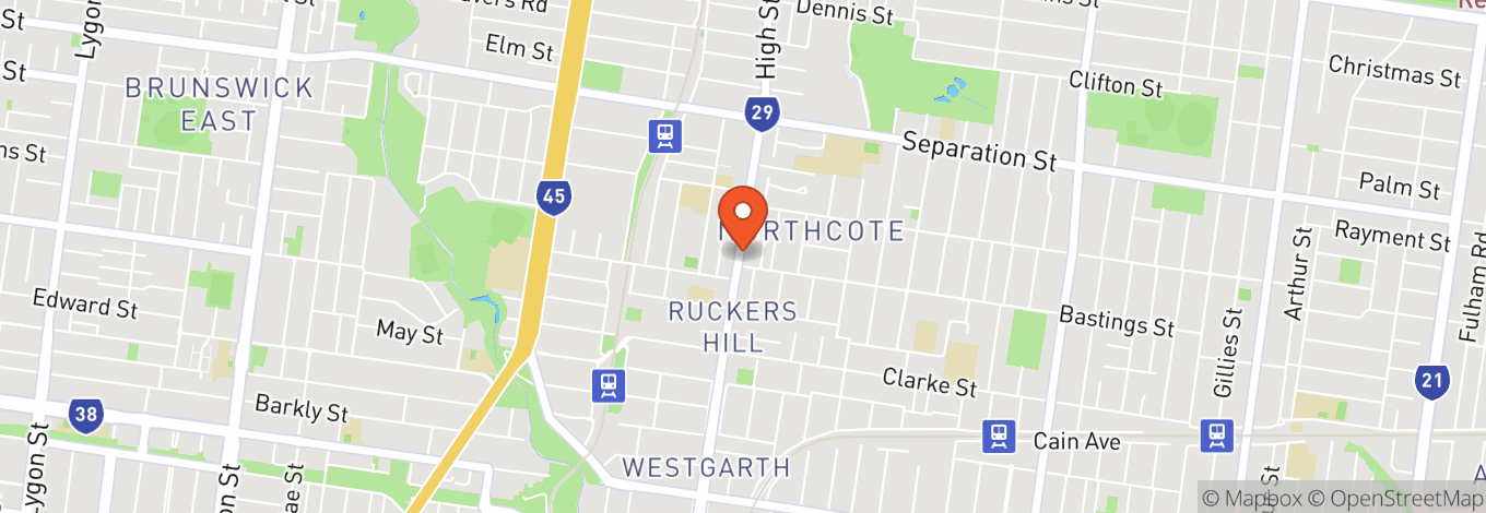 Map of Francesca's Bar