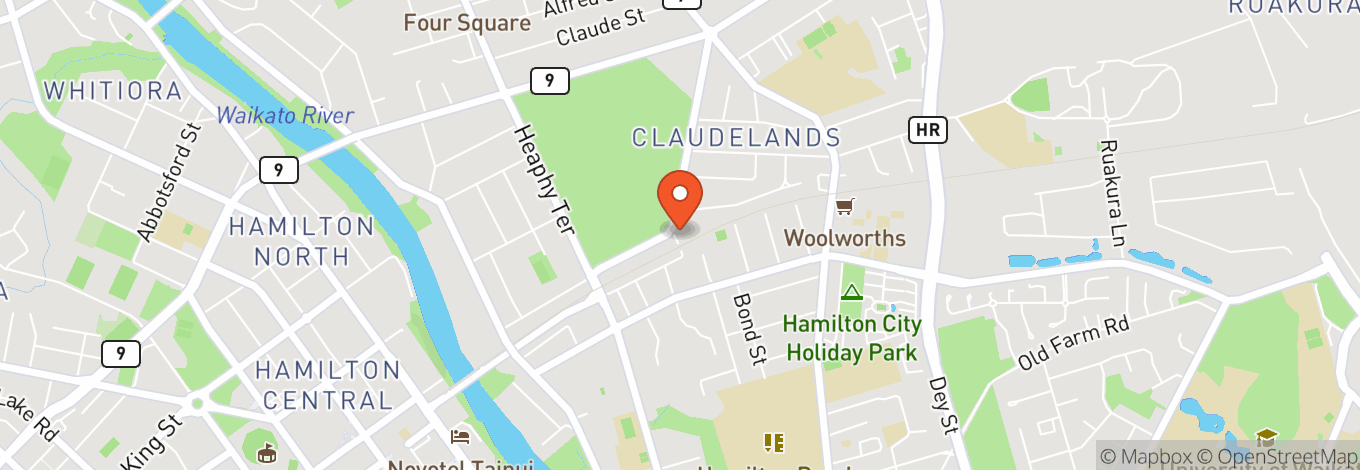 Map of Claudelands Events Centre