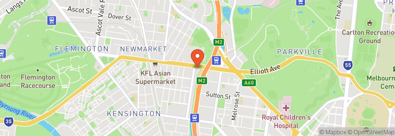 Map of Melbourne Pavillion