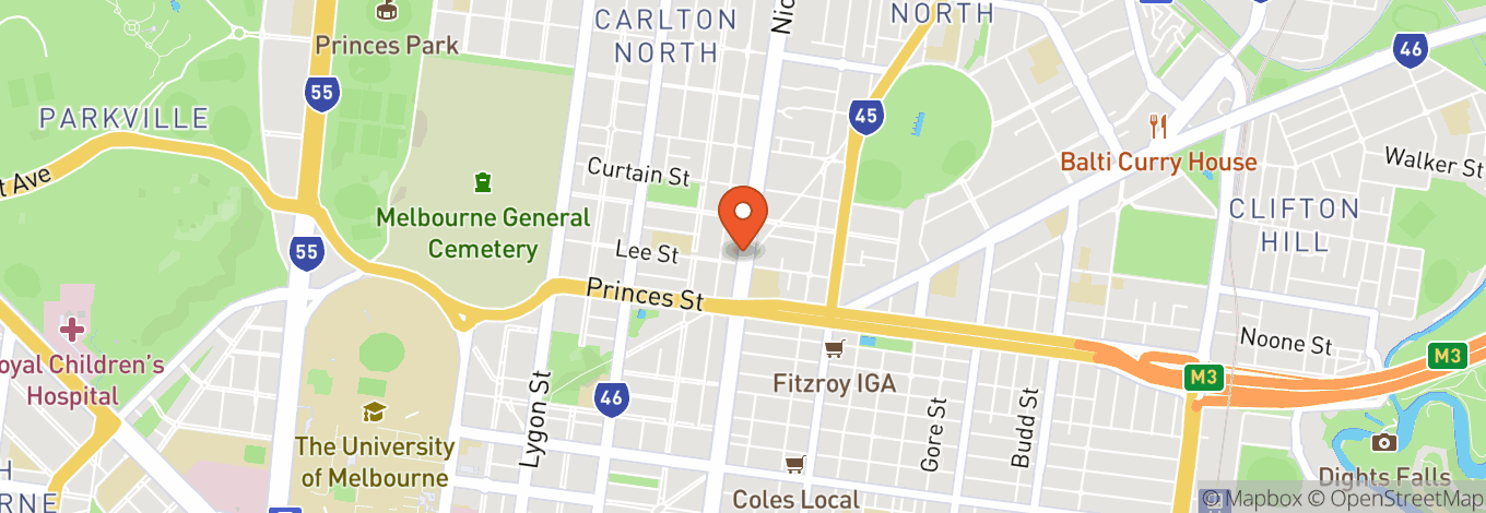 Map of San Remo Ballroom