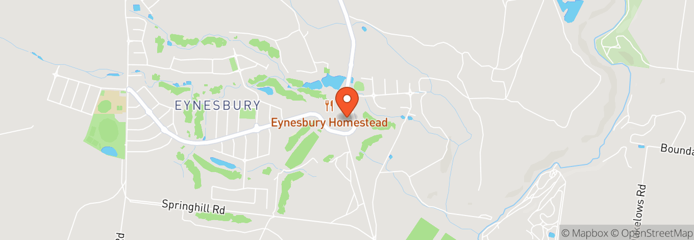 Map of Eynesbury Homestead