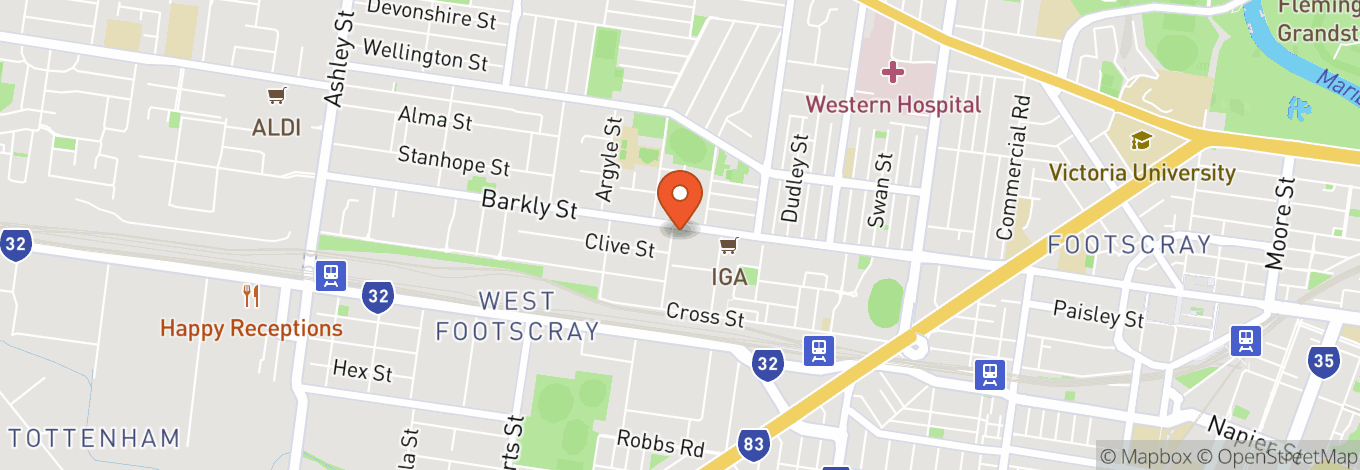 Map of West Footscray Neighbourhood House