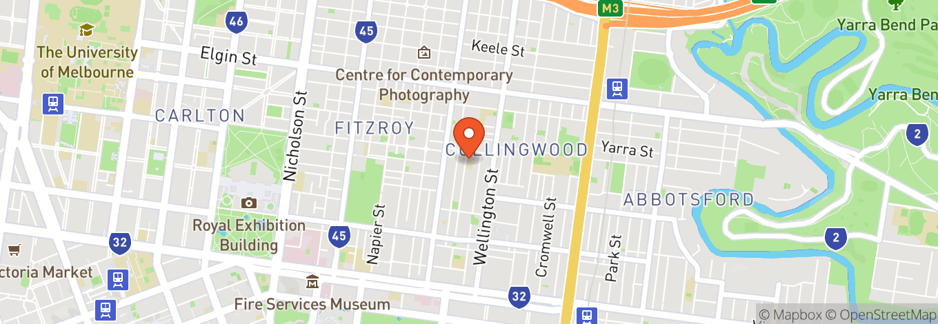 Map of Lci Melbourne