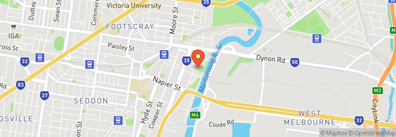 Map of Footscray Community Arts Centre