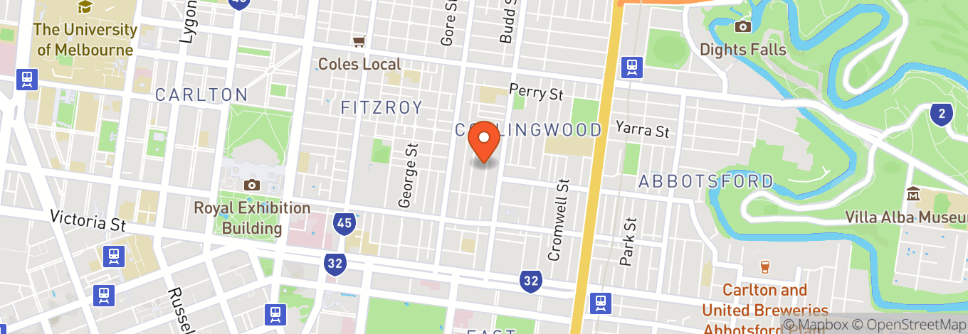 Map of LN, TM and Mosh HQ