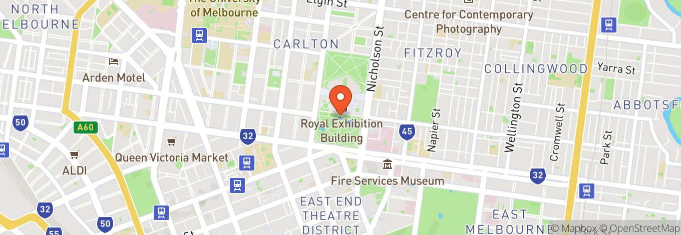 Map of Melbourne Museum
