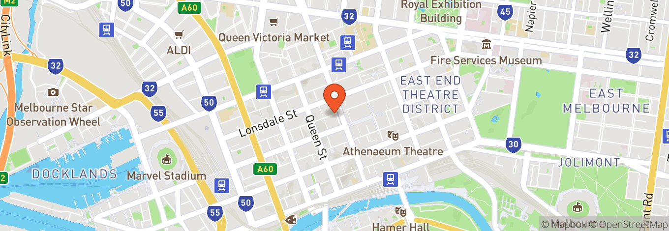 Map of YOUR MATE Bookings