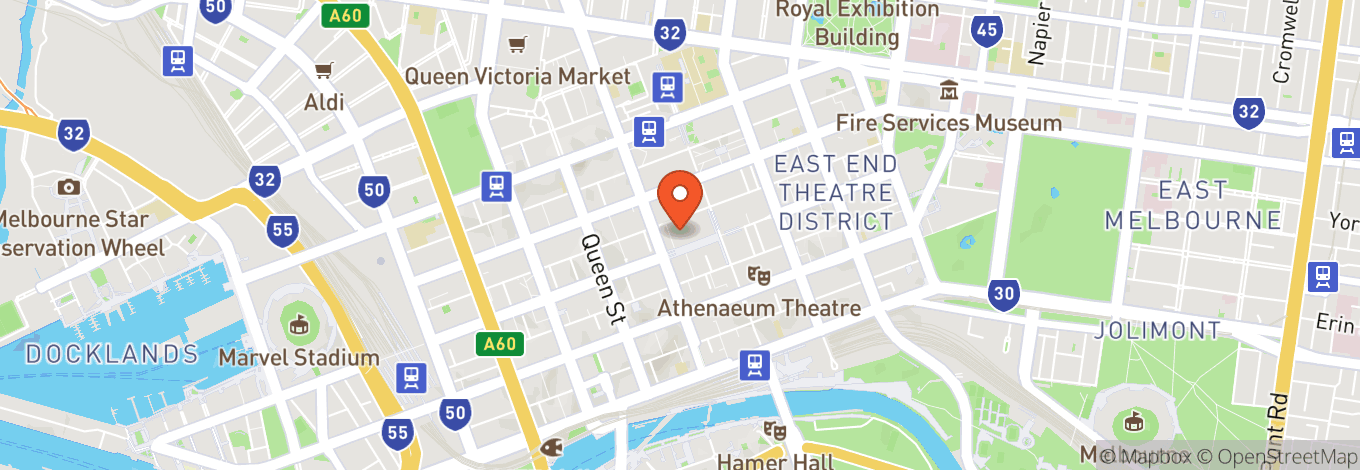 Map of Myer Melbourne