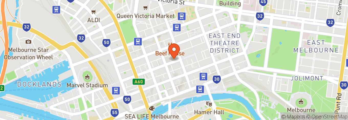 Map of The Stolen Gem Rooftop Bar
