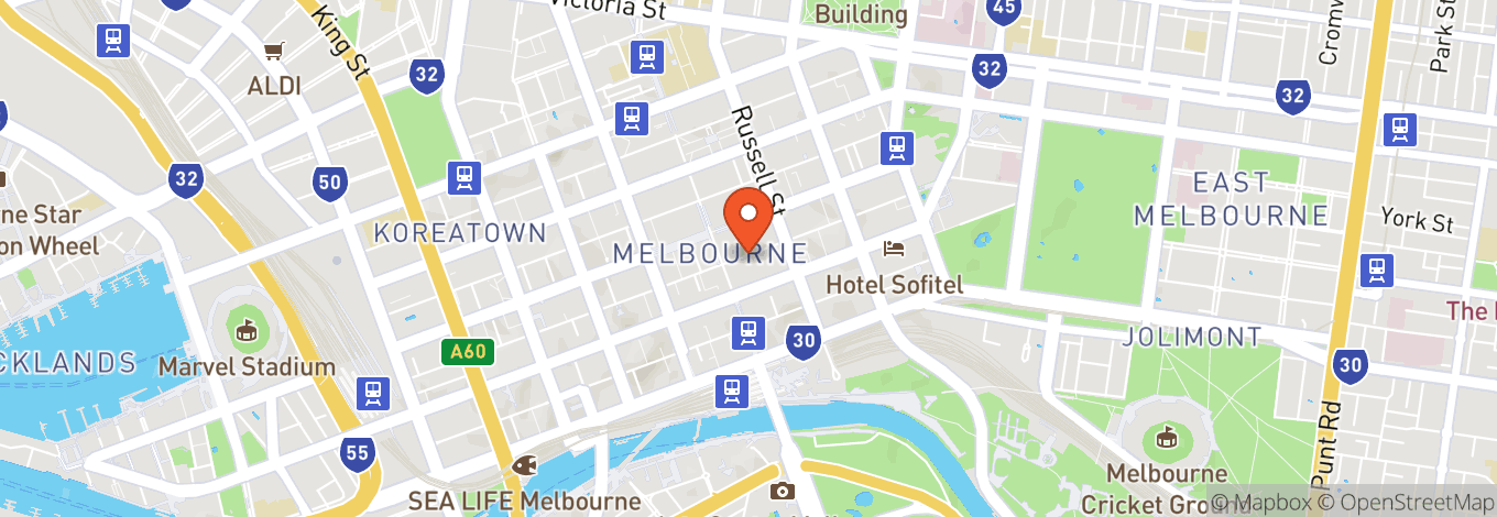 Map of The Victoria Hotel - Banquet Room