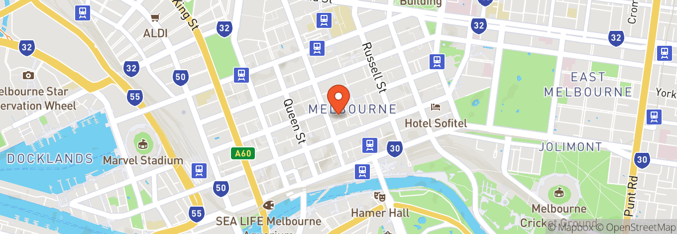 Map of 306 Little Collins Street