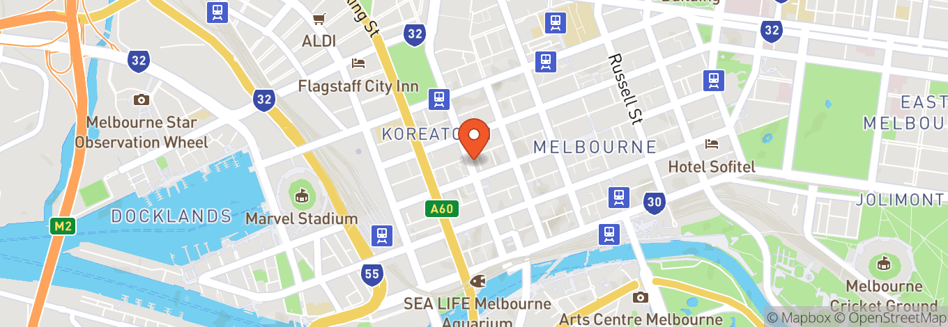 Map of Heath Ledger Theatre