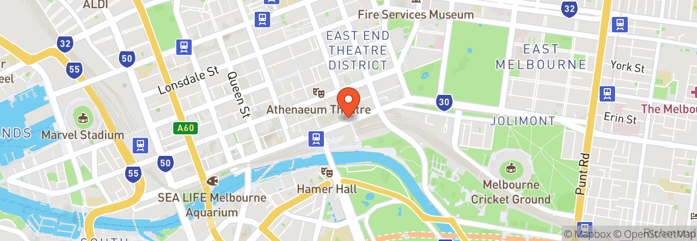 Map of Forum Melbourne