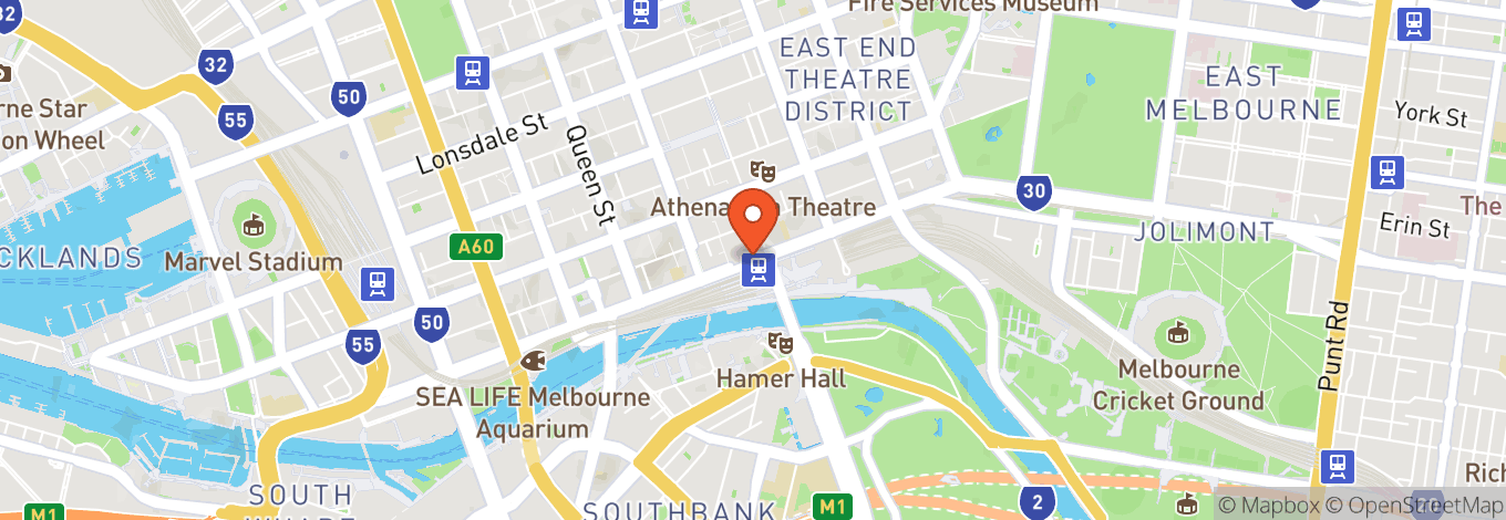 Map of The Edge - Federation Square