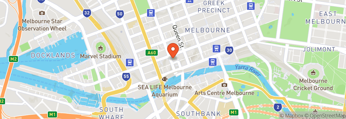 Map of ★ S.A.S.H Melbourne x No Way Back x One Percent ★ Slapfunk 15th 