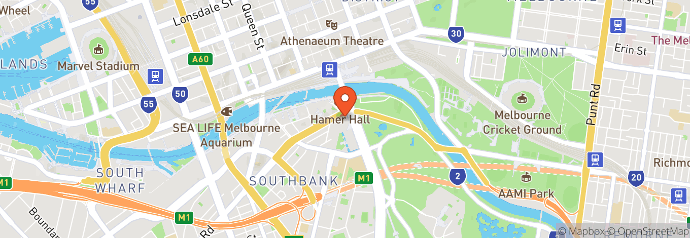Map of Arts Centre Melbourne