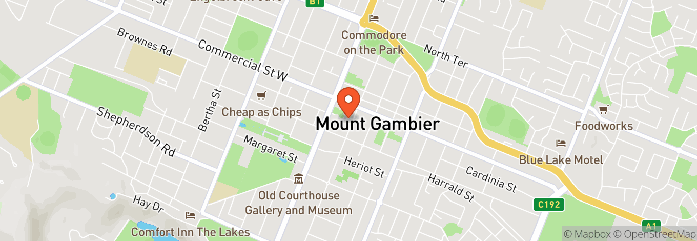 Map of The Globe Hotel