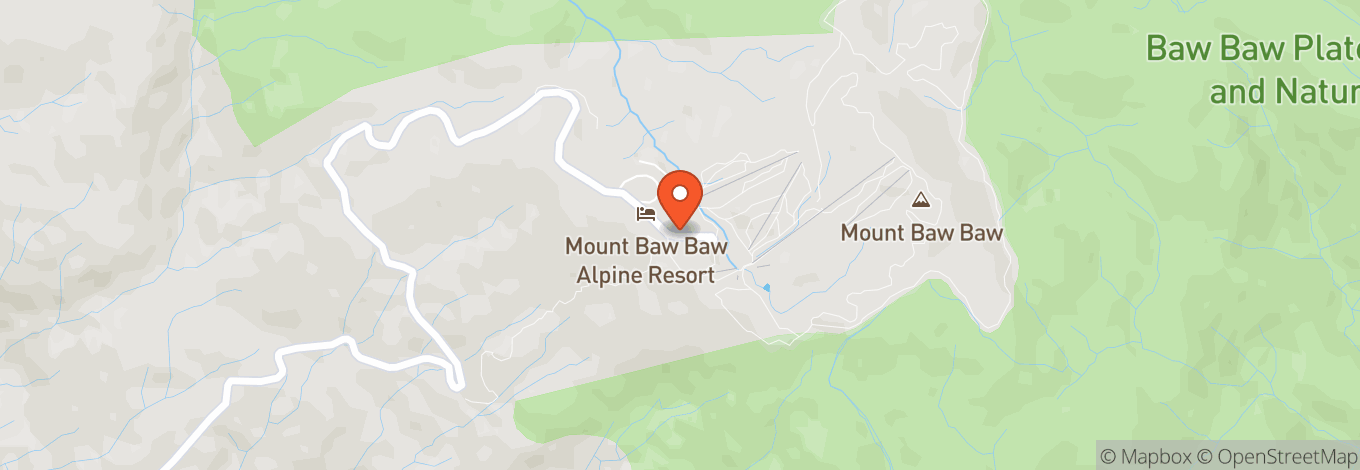 Map of Mount Baw Baw Ski Resort
