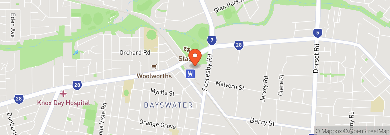 Map of Bayswater Hotel