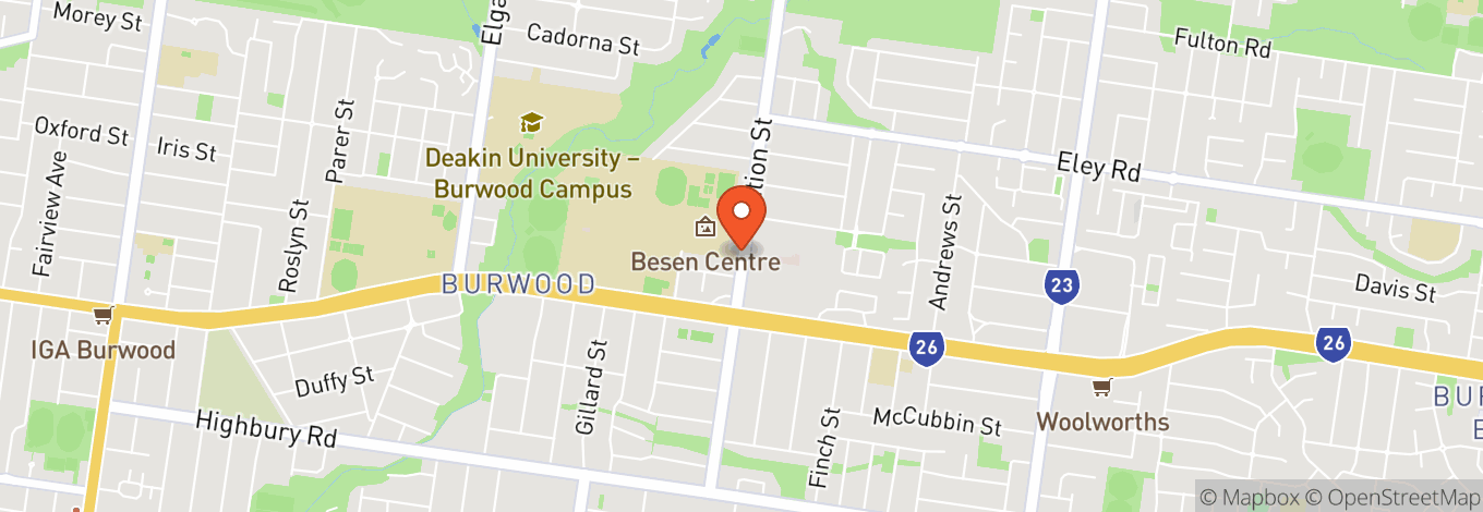 Map of The Besen Centre