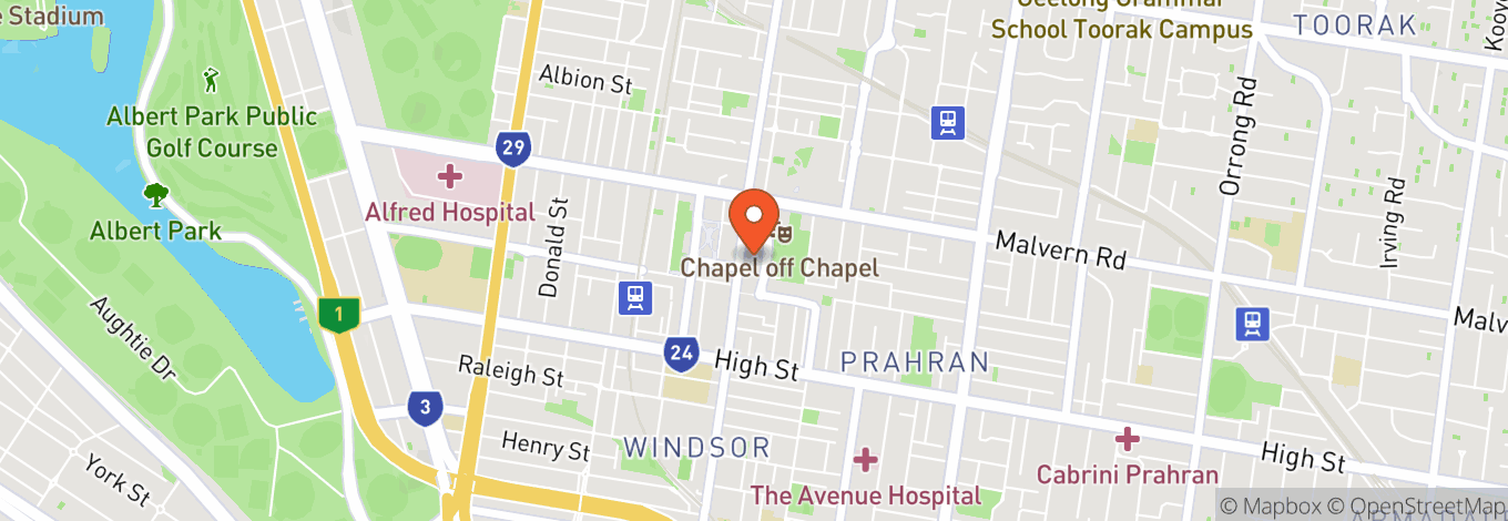Map of Sophia At The Prahran Arcade