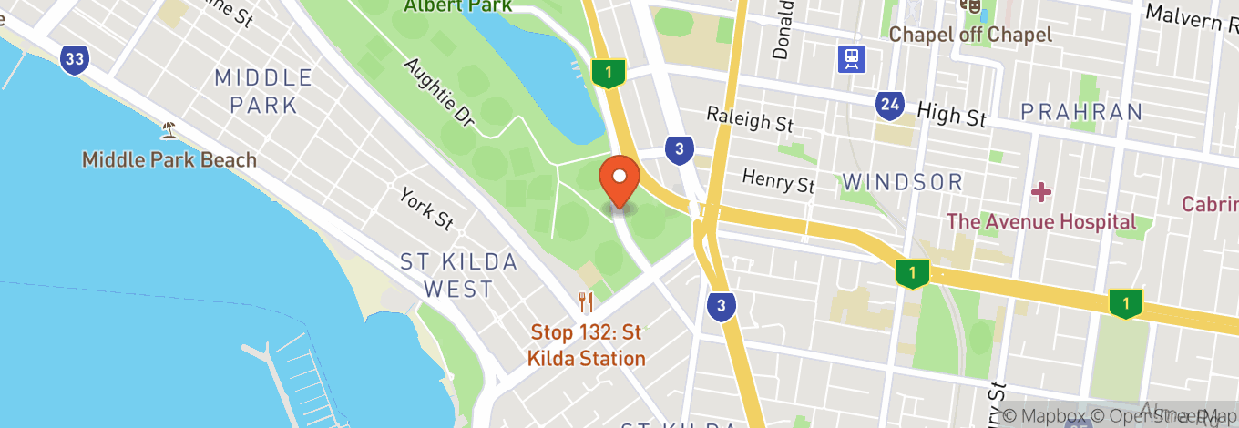 Map of Junction Oval