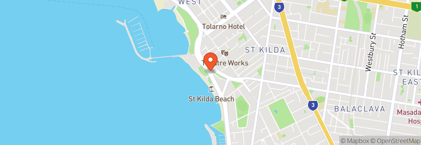 Map of St Kilda Foreshore