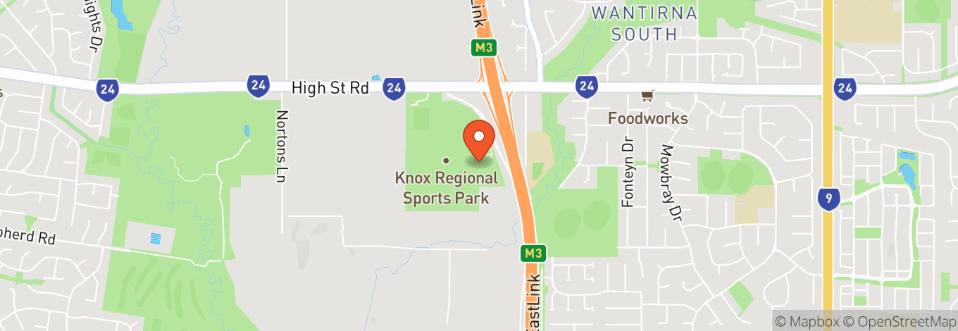 Map of VIC State Basketball Centre
