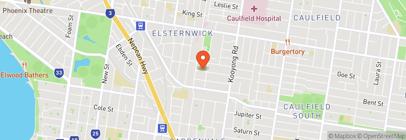 Map of Melbourne Studio of Art