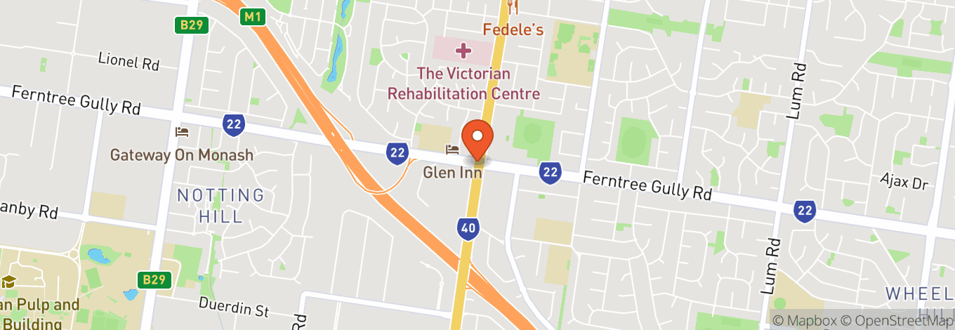 Map of Village Green Hotel