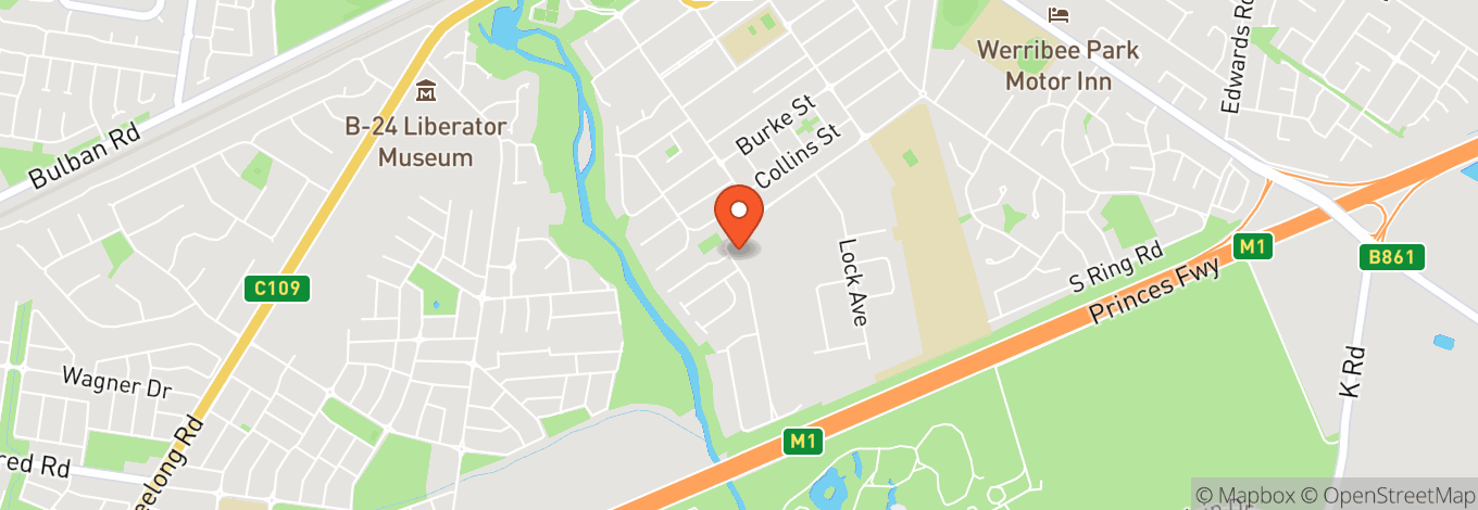 Map of Werribee Indoor Sports Centre