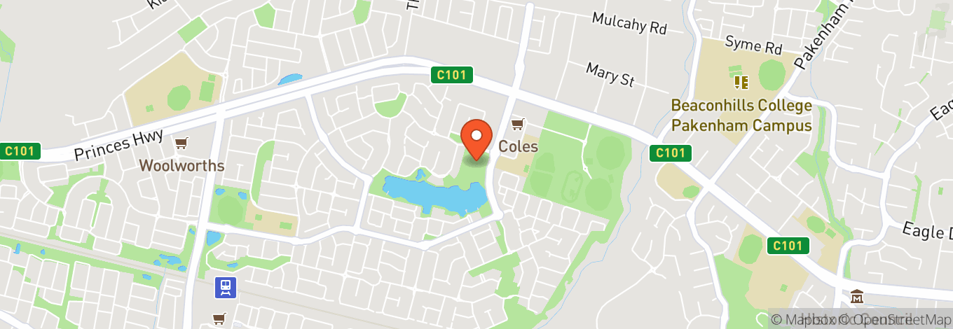 Map of Cardinia Cultural Centre