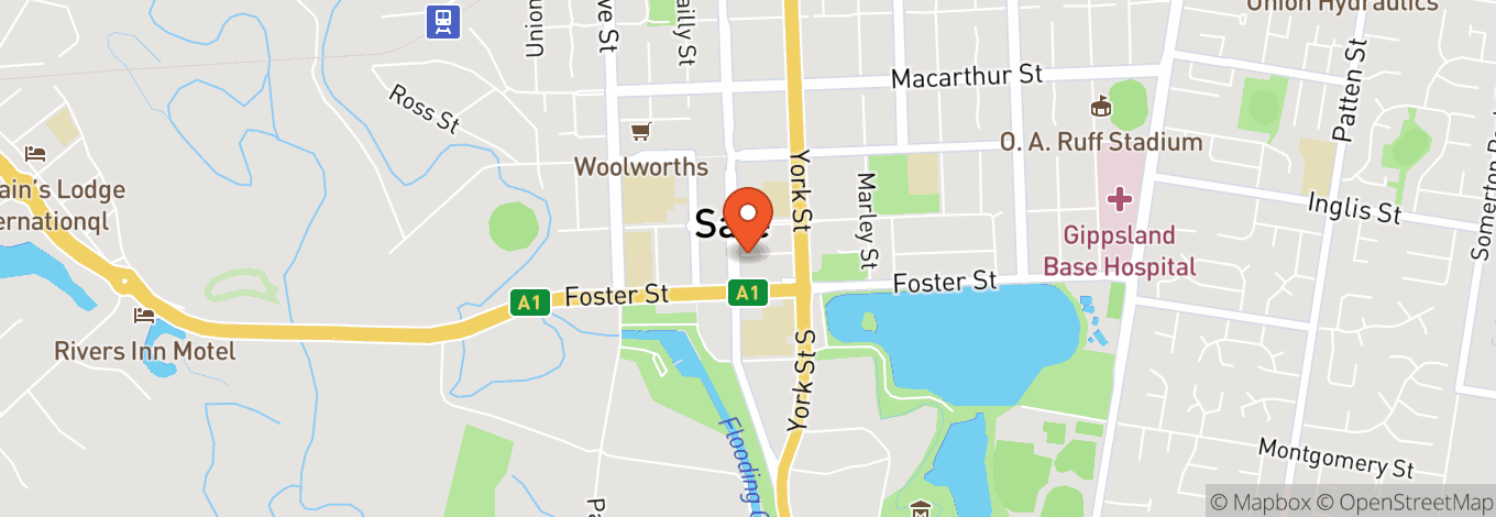 Map of Bond Street Event Centre