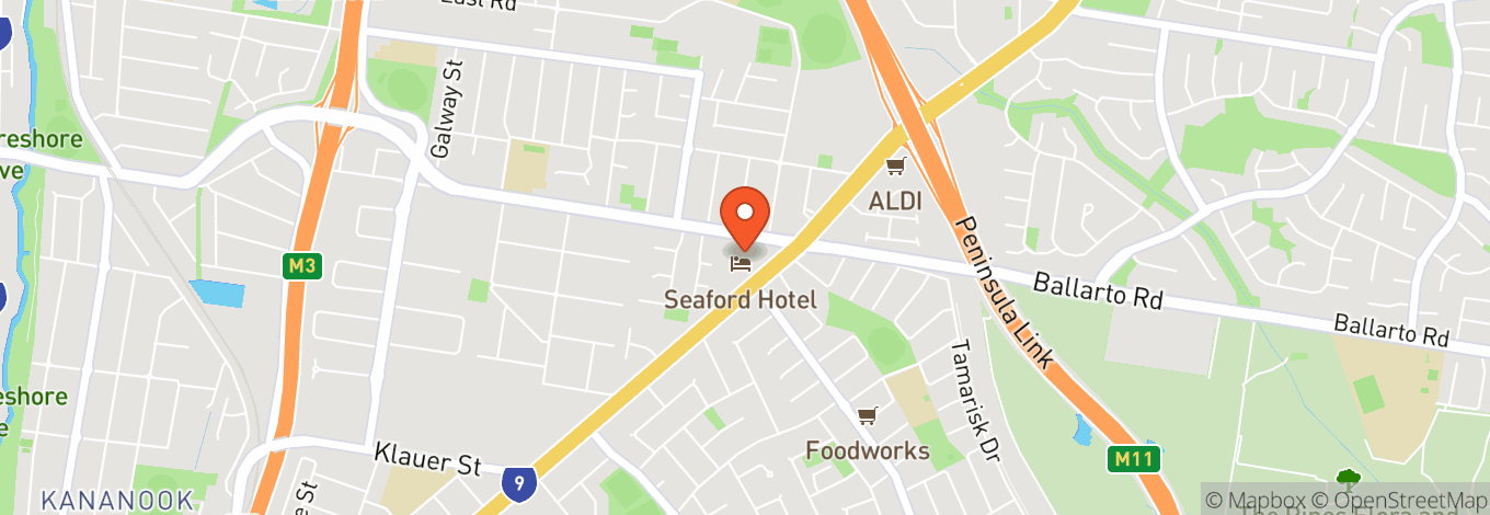 Map of Seaford Hotel
