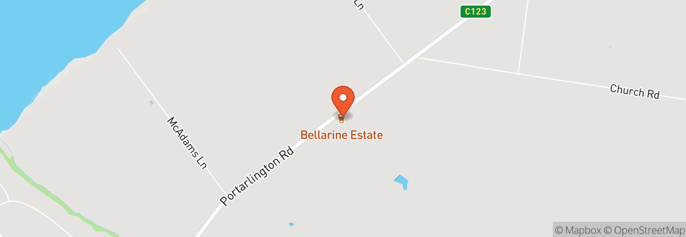 Map of Bellarine Estate Winery