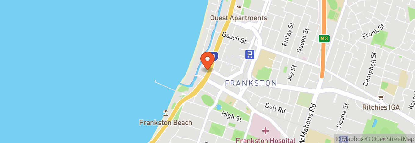 Map of Moon Dog Beach Club