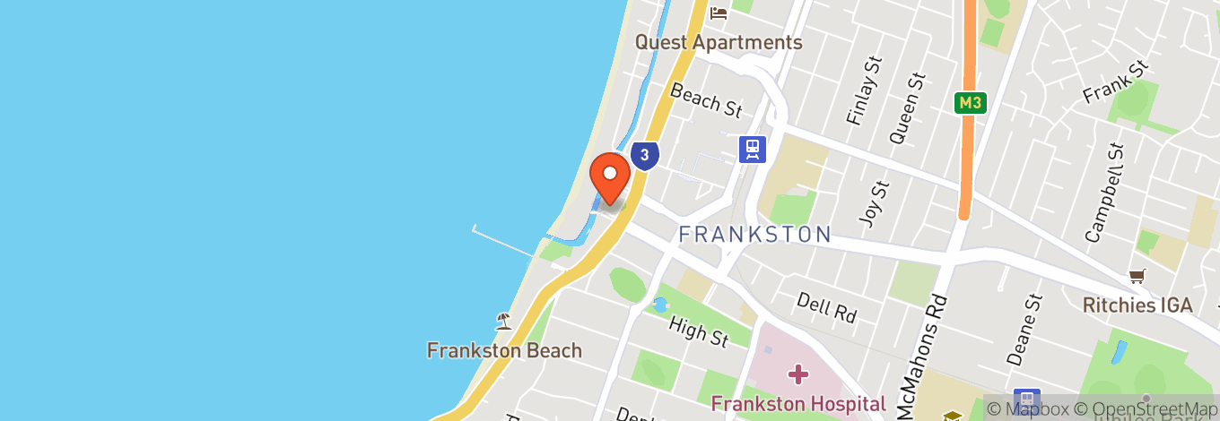 Map of Pier Bandroom