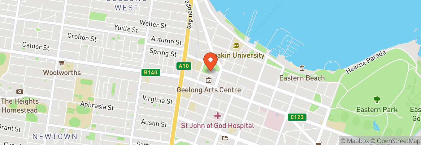 Map of Geelong Gallery