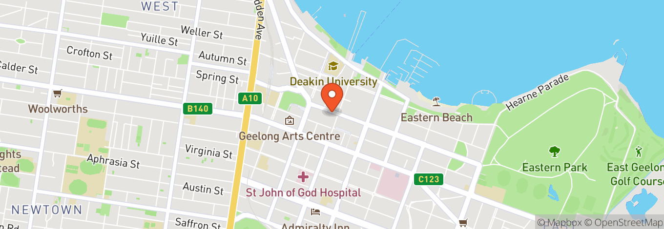 Map of The Play House - Geelong Arts Centre