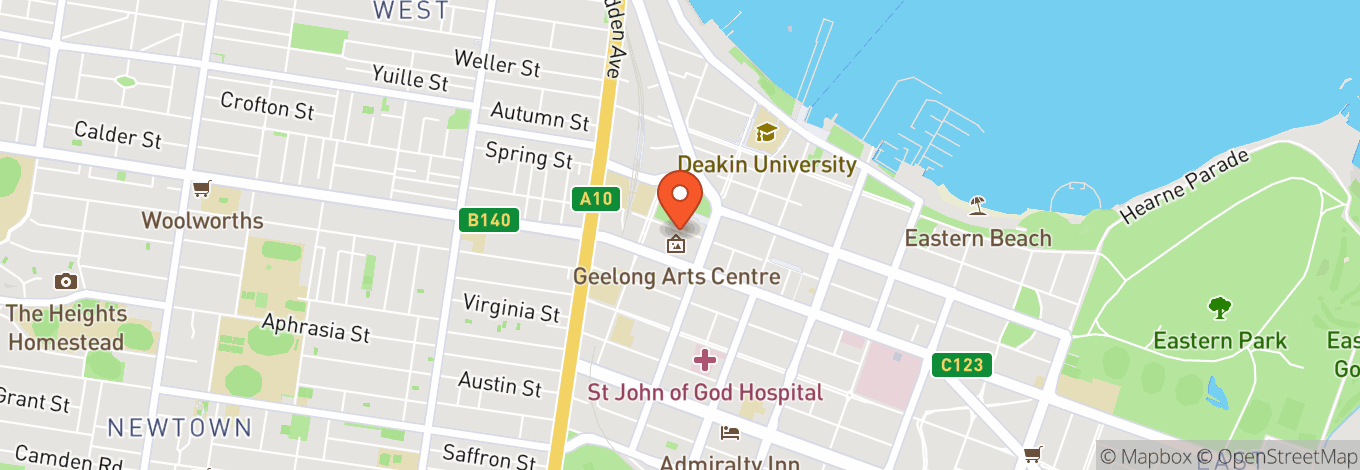 Map of The Story House (Geelong Arts Centre)