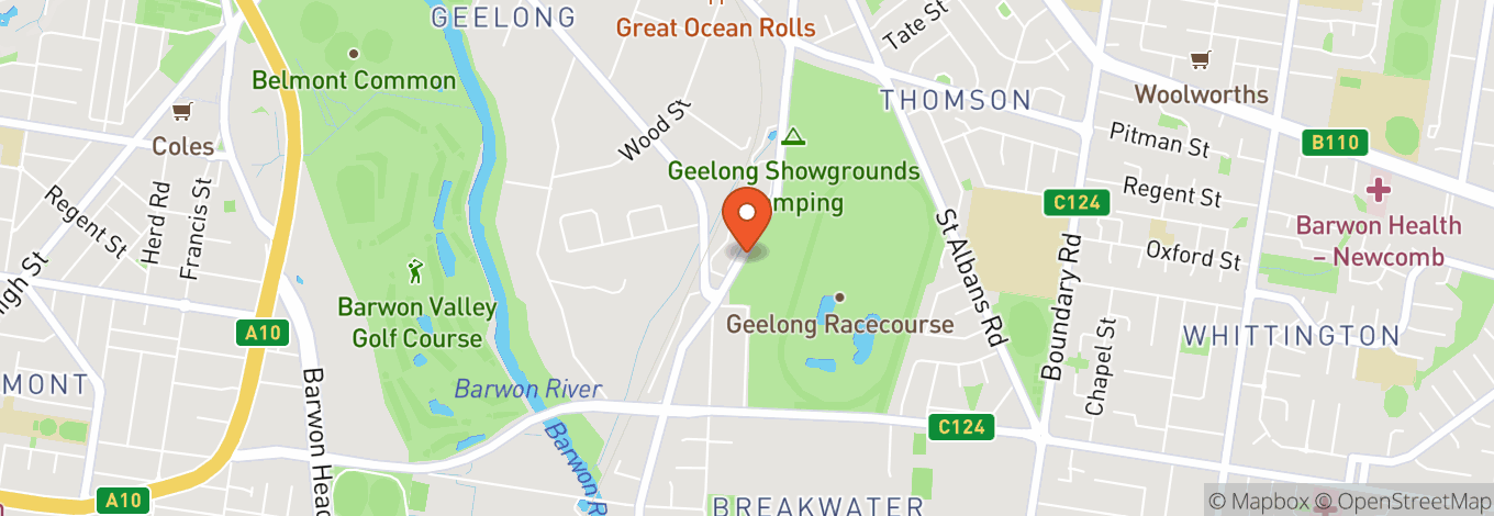 Map of Geelong Racing Club