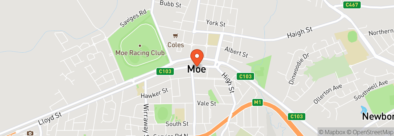 Map of The Moe Hotel