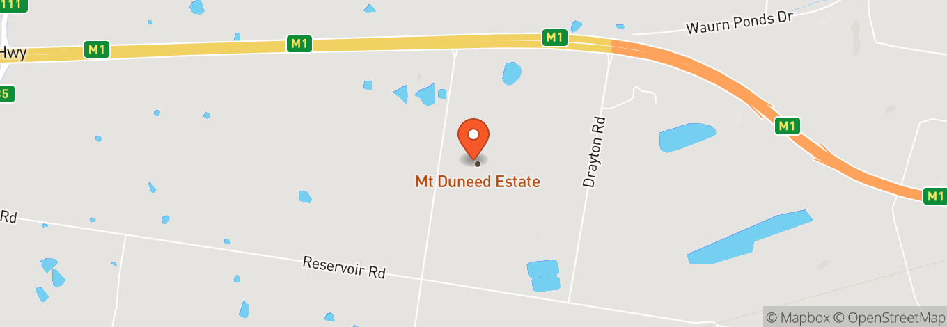 Map of Mt Duneed Estate