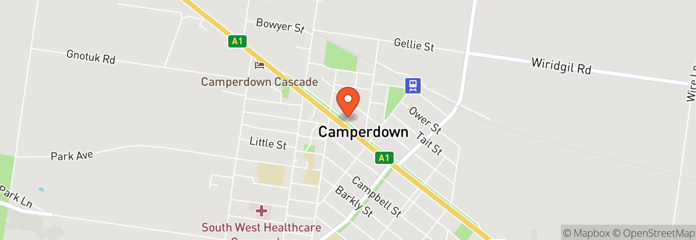Map of Theatre Royal Camperdown