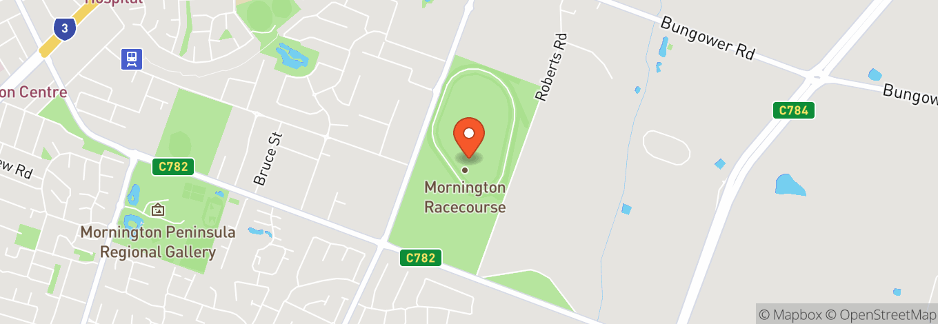 Map of Mornington Racecourse