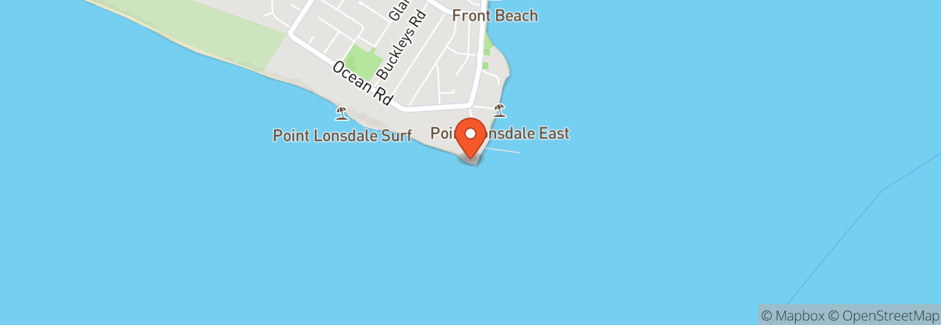 Map of Point Lonsdale Board Riders Club