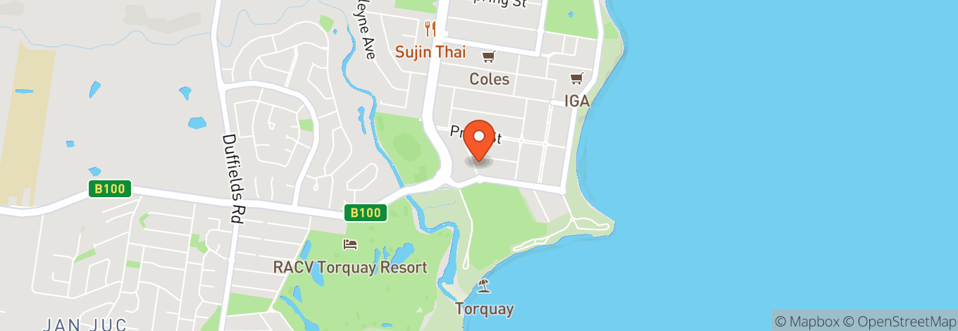 Map of Torquay Hotel