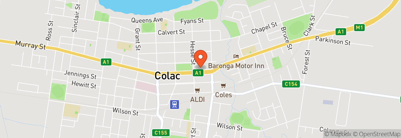 Map of Colac Rsl Club