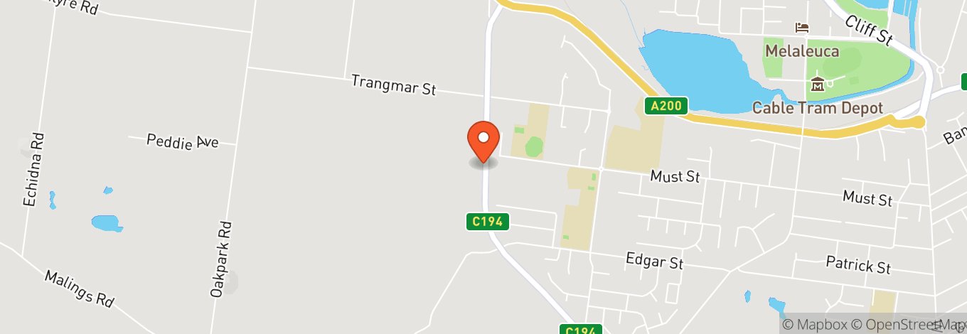 Map of South Coast Raceway