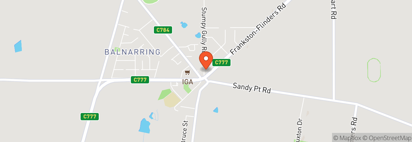 Map of Social Club Balnarring